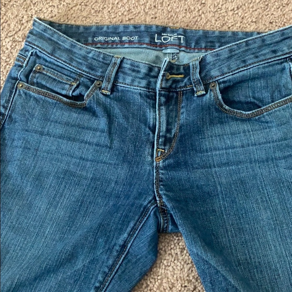 Loft jeans original boot cut size 4
